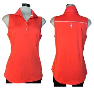 ATHLETIC WORKS Pink Orange Sleeveless Top Size M